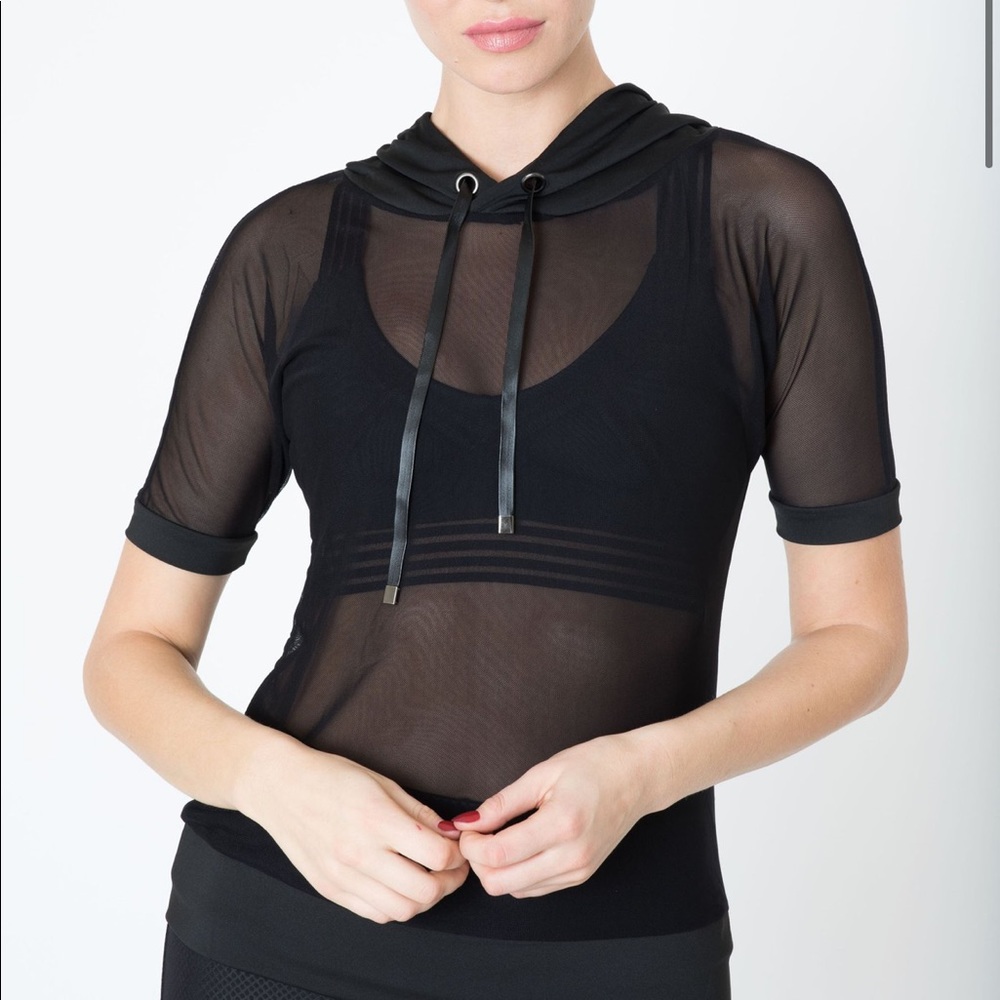 NWT Laced By Laju Black Pullover Shirt